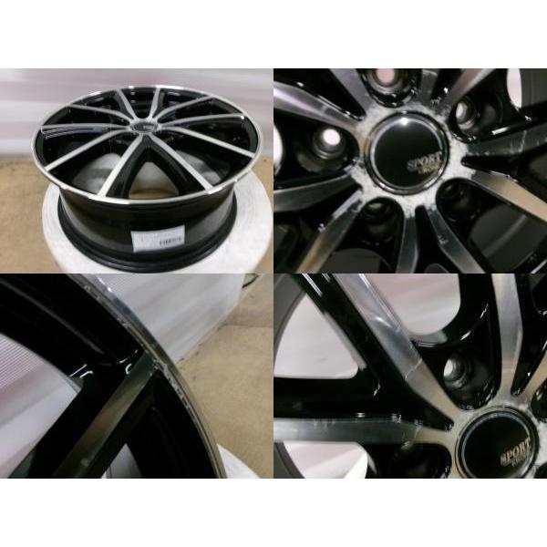 ホンダ RK系 RP系 ステップワゴンスパーダ 4本 黒 17インチ5H 5穴 PCD