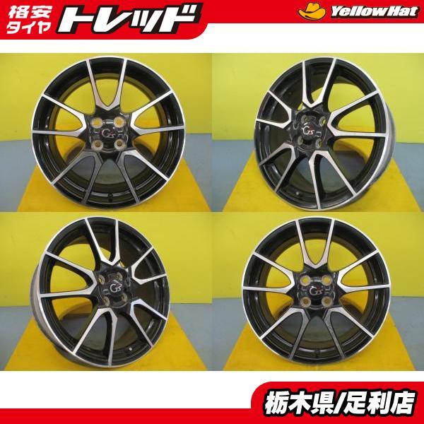 中古 4本 トヨタ アクア G's 純正 17インチ 6.5J ET41 4H-100 アルミ