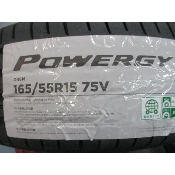 軽自動車 Nシリーズ タント 15インチ 夏タイヤ 単品 4本 ピレリ POWERGY パワジー 165/55R15 75V 新品 未使用 サマータイヤ 足利｜tire-shop-tread｜02