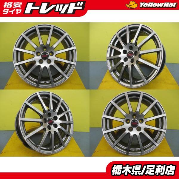 86 BRZ 中古 4本 スバル 純正 STI アルミホイール 17インチ 7.5J ET48