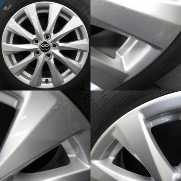 カムリ 4本 純正 シルバー 17インチ 5H 5穴 PCD 114.3 中古 215