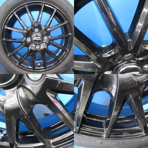 DUNLOP N-BOX タント 4本 ブラック 15インチ 4H 4穴 PCD 100 DUNLOP N-BOX タント 4本 ブラック 15インチ 4H 4穴 PCD 100