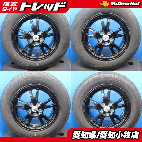 y 】195/65R15 30プリウス純正ホイール4本タイヤセット DUNLOP