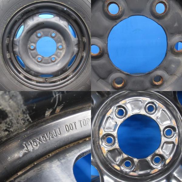 グッドイヤー 新品 195/80R15 日産 キャラバン 純正 鉄チン 中古 グッドイヤー 新品 195/80R15 日産 キャラバン 純正 鉄チン 中古