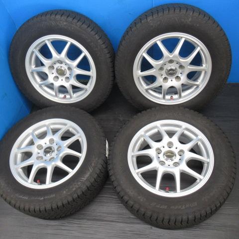 23年式スタッドレス 195/65R15 セレナ使用(走行約5000㌔) 中古 スタッドレスタイヤ 195/65R15 セレナ 中古ホイール