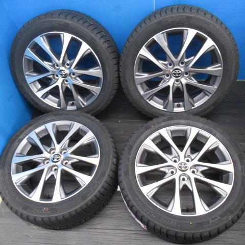 送料込 50 エスティマ 最終後期 225/50R18 純正アルミ4本BSタイヤ ネクセン 4本 トヨタ エスティマ 純正 新品スタッドレスタイヤ