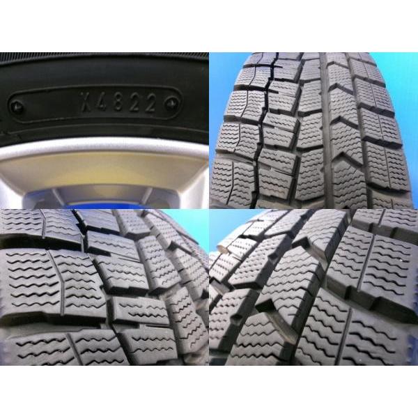 フィット グレイス シャトル WEDS JOKER 5.5J +50 4H 100 ダンロップ WINTERMAXX WM02 185/60R15 ４本 中古 セット ダンロップ｜tire-shop-tread｜10