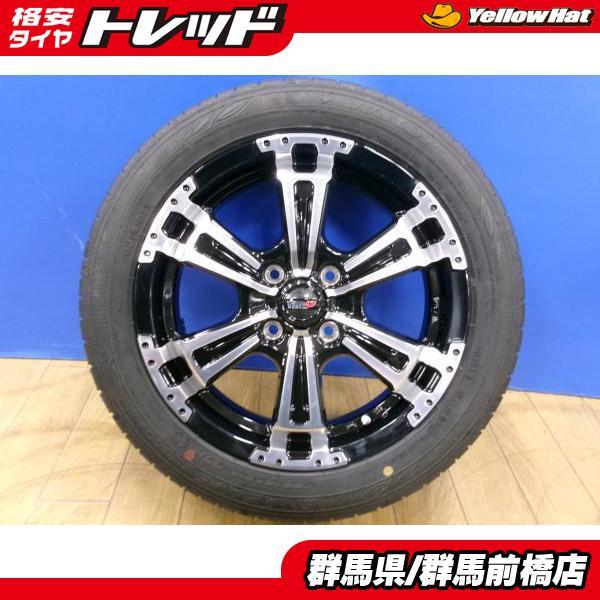 デリカミニ等165/60R15夏タイヤホイールタイヤセット9部山