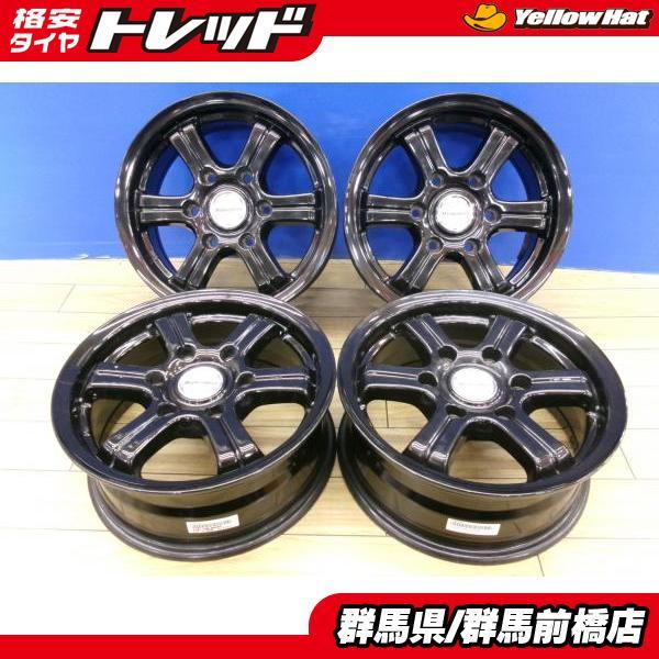 200系 ハイエース 中古 アルミ 4本 15インチ 6J ET33 6H-139.7 BADX