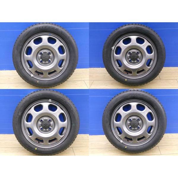 DUNLOP 新品 夏タイヤ 4本 中古 ハスラー 純正 + 165/60R15 77H DUNLOP 新品 夏タイヤ 4本 中古 ハスラー 純正 + 165/60R15 77H