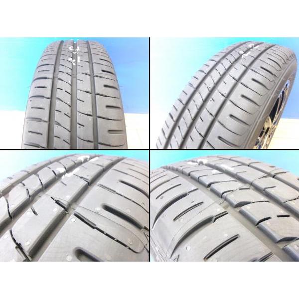 DUNLOP 新品 夏タイヤ 4本 中古 ハスラー 純正 + 165/60R15 77H DUNLOP 新品 夏タイヤ 4本 中古 ハスラー 純正 + 165/60R15 77H