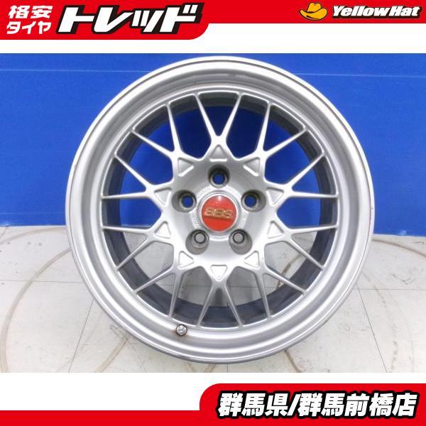中古 4本 R32 GT-R Vスペック 純正 BBS 05U15 SK33 17インチ 8J ET30