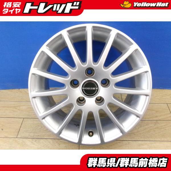 カングー 2 中古 4本 ボルベット Type LS 15インチ 6.5J ET40 5H-108