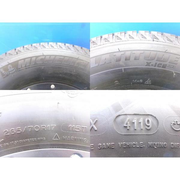 ミシュラン（MICHELIN） ジープ ラングラー 中古 冬タイヤ 4本 265 