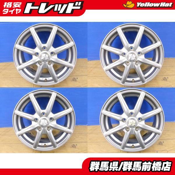 CX-3 ノア 中古 4本 社外 アルミ 16インチ 6.5J ET48 5H-114.3 YFC