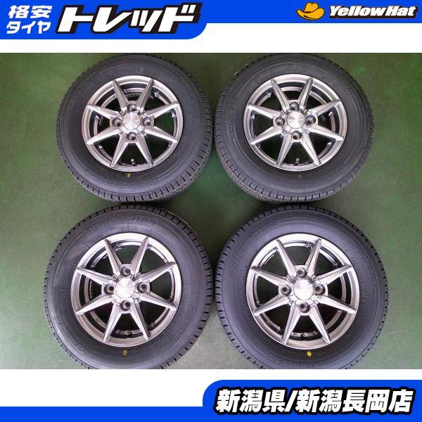 2019製、ＢＳ、Ｗ３００、１４５/80R12,走行２５００ｋm,ホイール付き（ホンダＮバン） BRIDGESTONE（ブリヂストン） N-VAN 軽トラック 軽バン W300 145/80R12