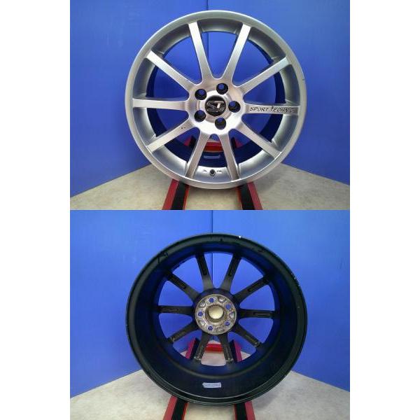中古 アルミ スポーツテクニック 7J×17インチ +38 5穴 PCD100】ニュー 