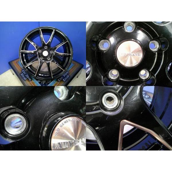 中古 アルミ ラグジーヘインズ LH-015 7J×17インチ +55 114.3 5穴 