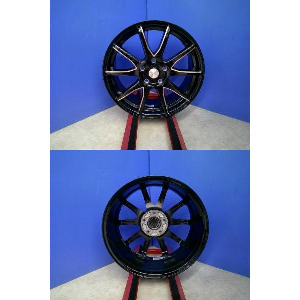 中古 アルミ ラグジーヘインズ LH-015 7J×17インチ +55 114.3 5穴 