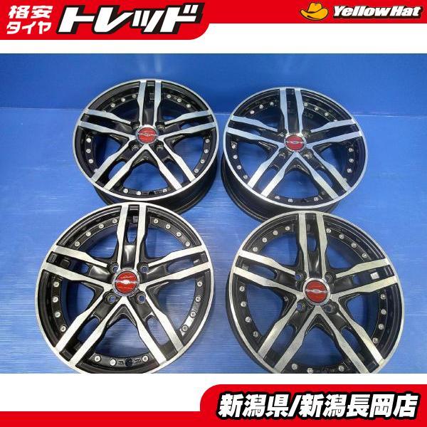 AME シャレン 15インチアルミホイール ２本セット その1 中古 アルミ AME シャレン 5J×15インチ +45 4H100 4穴 PCD100