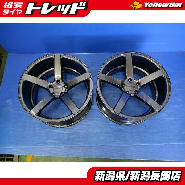 中古 VOSSEN CV3-R 20インチ 10.5J +25 5穴 PCD11.43 ガンメタ 2本