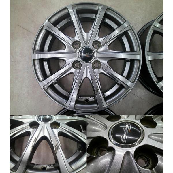 新品冬タイヤ中古アルミセット[ブリヂストン VRX3 155/65R14][社外 
