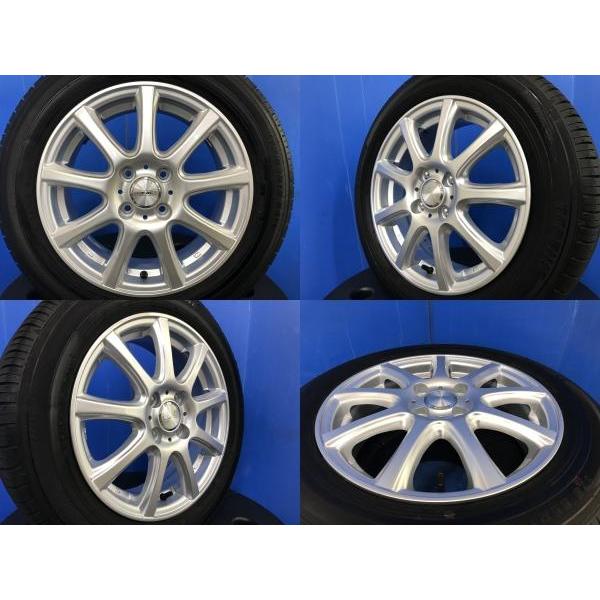 DUNLOP 4本セット 新品 アルミホイール 15インチ 4H100 シルバー DUNLOP 4本セット 新品 アルミホイール 15インチ 4H100 シルバー