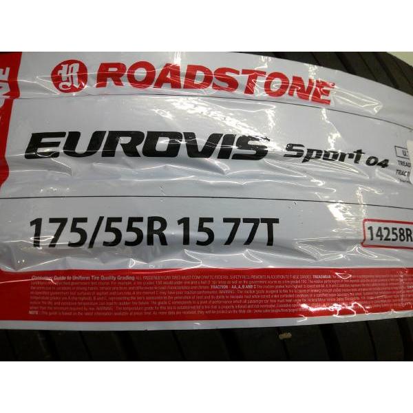 タンク ルーミー 新品夏タイヤ 175/55R15 ロードストーン EUROVIS