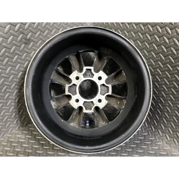 中古2本】ワタナベ 6J-13 約22 114.3 4H ブラック 旧車 塗装はがれ有 8