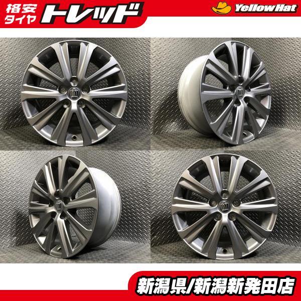 中古ホイール4本セット】トヨタ クラウン210純正 7.5J-17 +40 114.3 5H