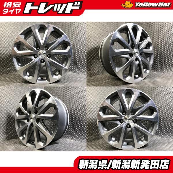 中古ホイール4本セット】Modulo ホンダ 純正オプション 17×7J +55