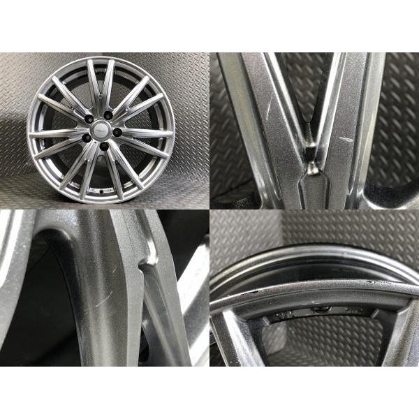 中古ホイール4本】社外 Weds VELVA 7.5J-18 +38 114.3 5H アルファード 