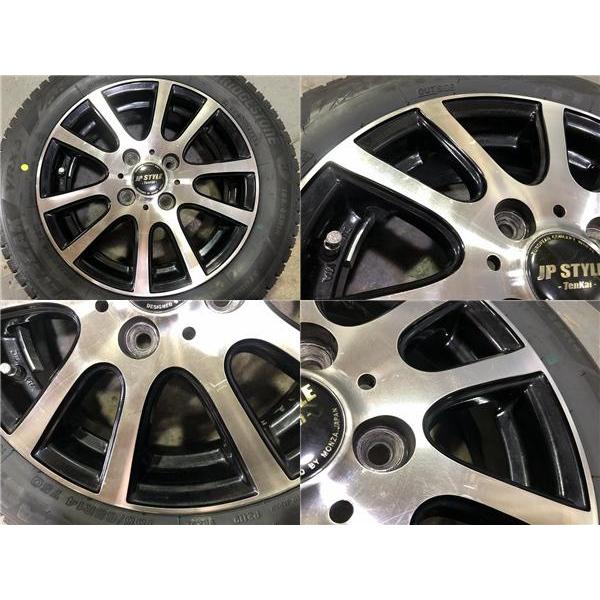 BRIDGESTONE（ブリヂストン） 新品冬タイヤ 中古アルミ 4本セット 155