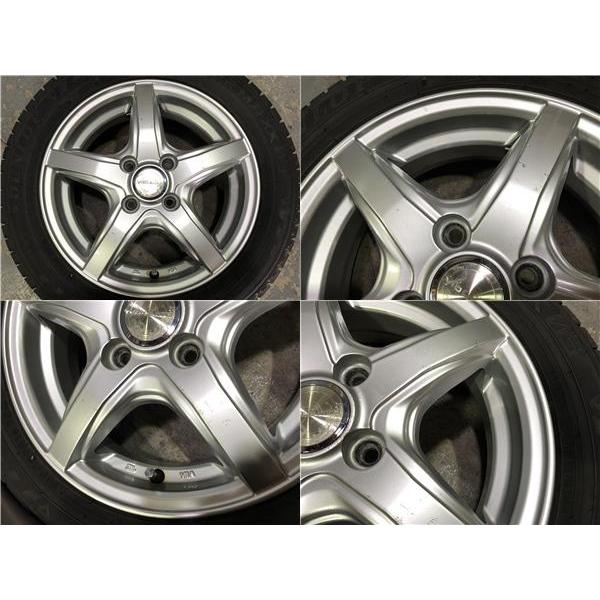 DUNLOP（ダンロップ） バリ山 9分山以上 中古冬タイヤ 中古アルミ