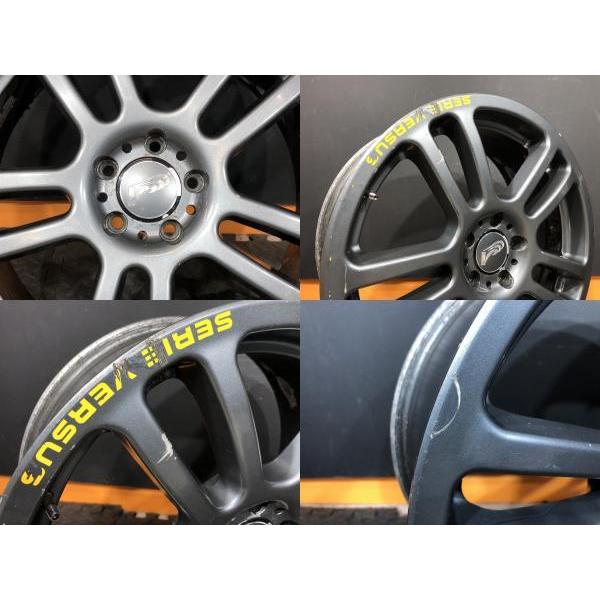 プリウス【中古ホイール4本セット】RAYS VERSUS TURISMO SPADA 7J-17 + 