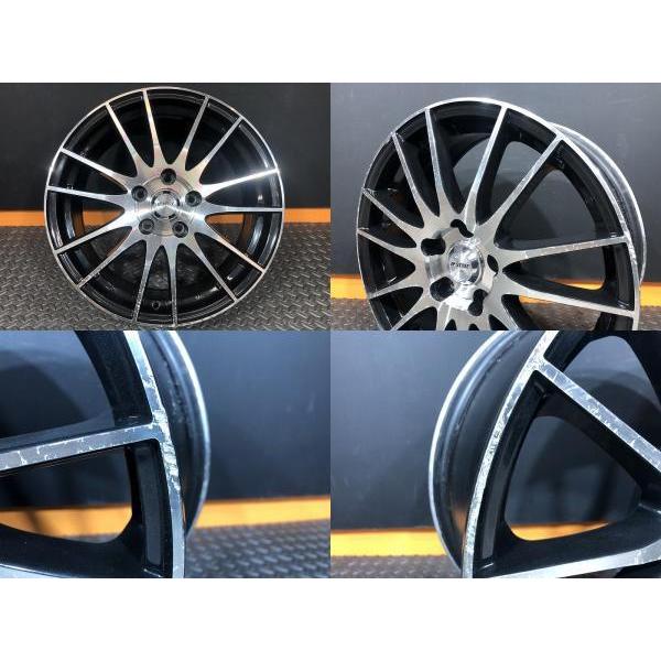 フォンドメタル　17インチ　7J+48 5/114.3 タイヤホイール4本セット フォレスター【中古ホイール・新品夏タイヤ4本セット】JP STYLE 7J-17
