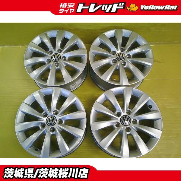 VW純正 16インチ 4本アルミホイール タイヤセット フォルクスワーゲン ザ・ビートル純正アルミホイール 16インチ 6.5J +