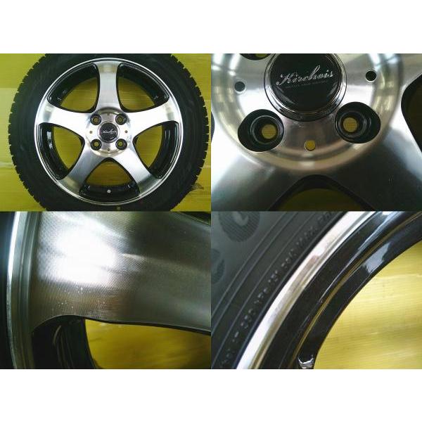 ② 社外アルミ 165/60R15 キャストアクティバ フレア ハスラー ヨコハマタイヤ（YOKOHAMA TIRE） ハスラー キャスト 中古 アルミ 15