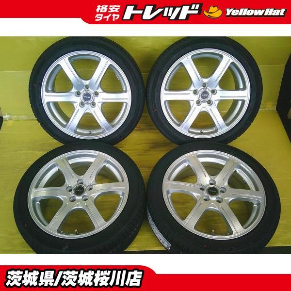 カローラツーリング 中古アルミ 17インチ 7.0J +53 5H PCD100 新品