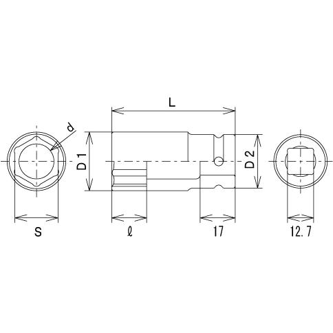 【FPC】4WG-19　スーパースリムソケット　1個 |  | 03