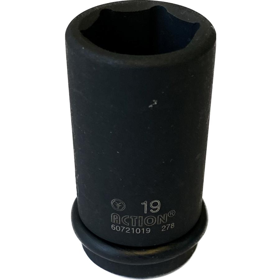 【TIP TOP】S100-19　12.7角セミロングソケット　1個 | 
