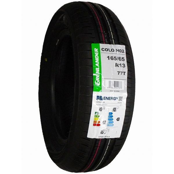 4本セット 165/65R13 2023年製造 新品サマータイヤ GRENLANDER COLO H02 送料無料 165/65/13｜tire-value｜03