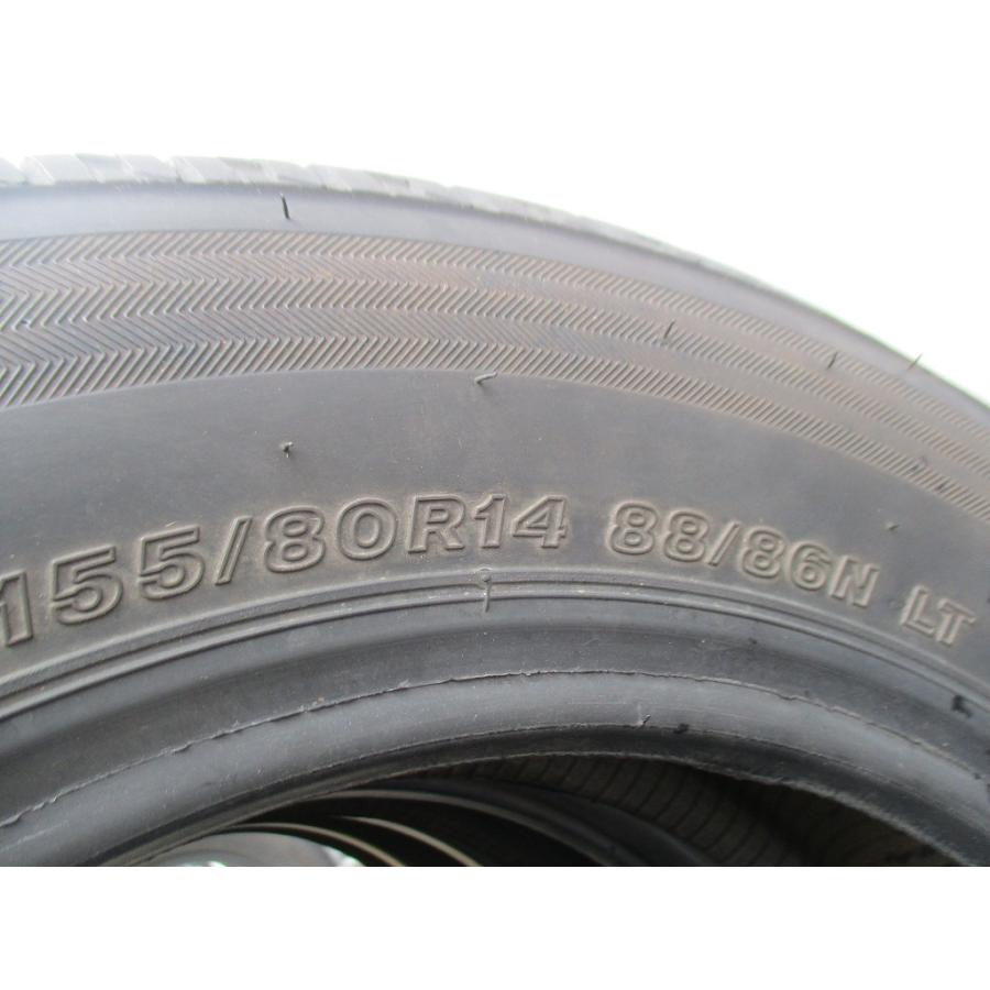 V600 155/80R14 88/86N LT ブリヂストン 2023年製 4本 送料込