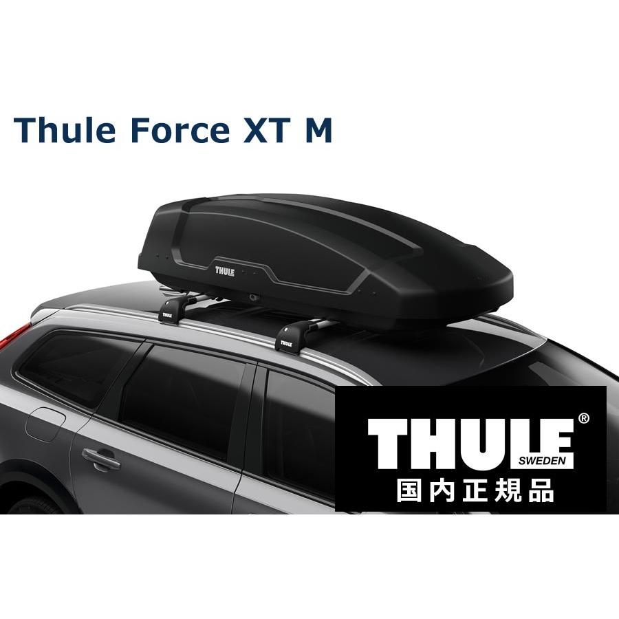 THULE ルーフボックス(ジェットバッグ) Force XT M ブラックエアロ 