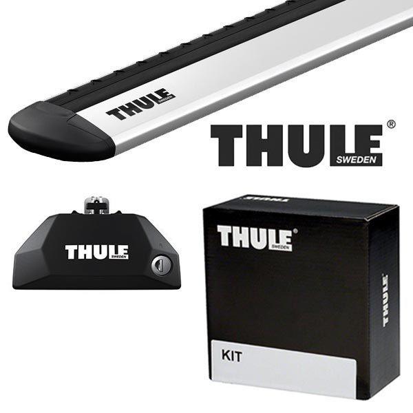 THULE ボルボ V60クロスカントリー ダイレクトルーフレール付 11〜 ルーフキャリア取付1台分セット TH7106 TH7113 THKIT6006