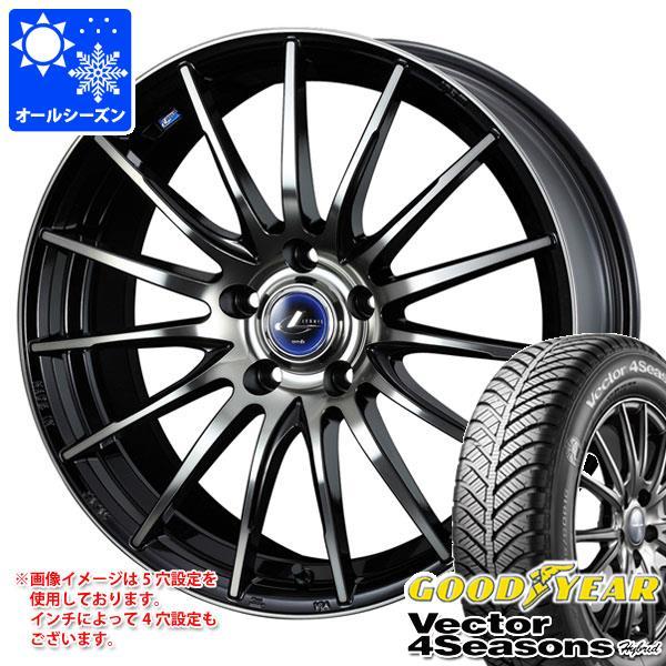 WEDS - オール時期 195/50R16 84H グッドイヤー ベクトル 4シーズンズ 変わり種 レオニス ナヴィア 05 6.5-16 自動車-タイヤ、ホイール-車、バイク、自転車