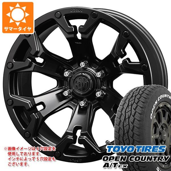 デリカD:5用 サマータイヤ トーヨー オープンカントリー A/T EX 225/65R17 102H ホワイトレター クリムソン MG ゴーレム 7.0-17