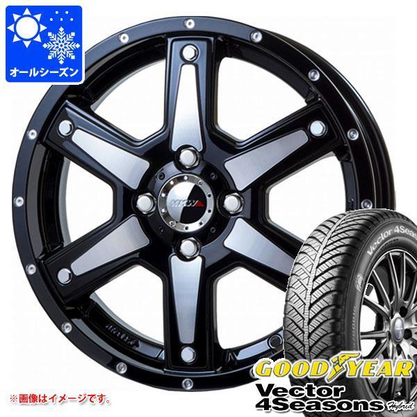 ハスラー用 オールシーズンタイヤ グッドイヤー ベクター 4シーズンズ ハイブリッド 165/60R15 77H  MKW MK-56 4.5-15
