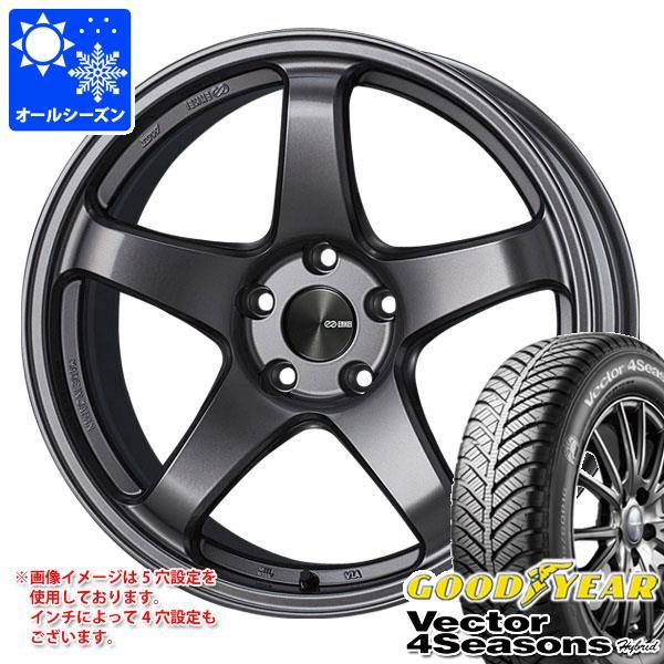 オールシーズン 165/50R15 73H グッドイヤー ベクター 4シーズンズ ハイブリッド エンケイ パフォーマンスライン PF05 5.0-15