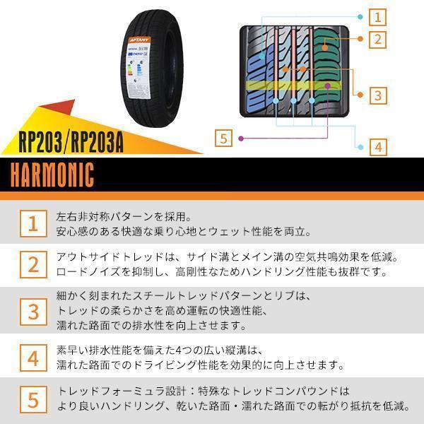 APTANY 155/65R13 2026年製造 新品サマータイヤ APTANY RP203A 155/65